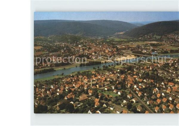 Lohr Main Stadtteil Sendelbach Fliegeraufnahme