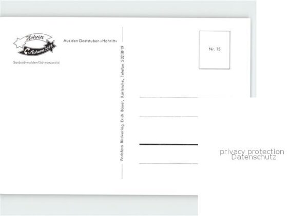 Sasbachwalden Gaststube Hohritt – Bild 2