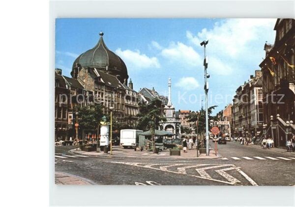 Liege Luettich PLace du Marché et Perron