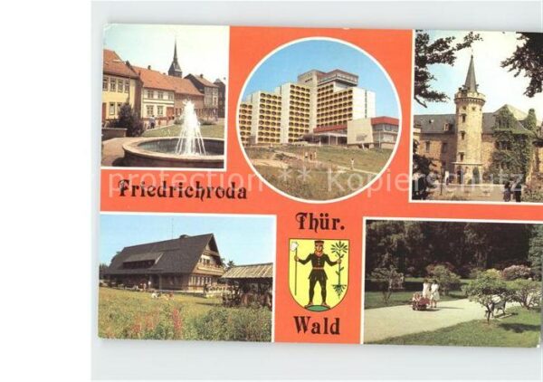 Friedrichroda Platz der Jungen Pioniere Puschkin- Par