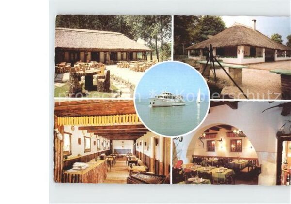 Balaton Plattensee Schiff Gaststätte