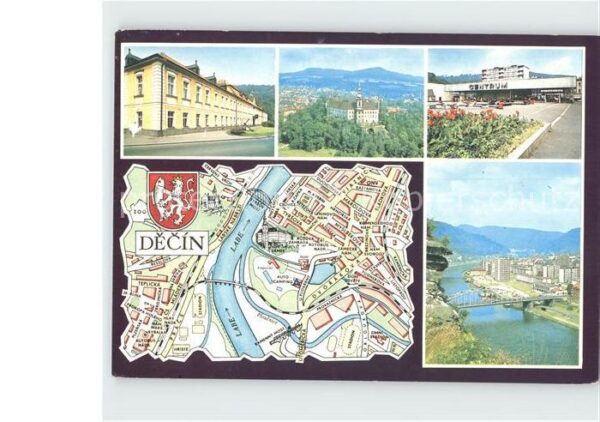 Decin Boehmen Museum Zamek Karte