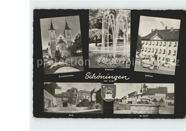 Schoeningen Rathaus Stadtpark Burg
