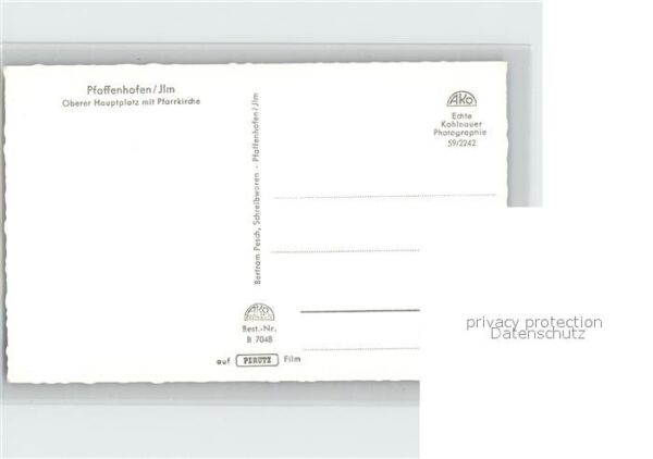 Pfaffenhofen Ilm Oberer Hauptplatz Pfarrkirche – Bild 2