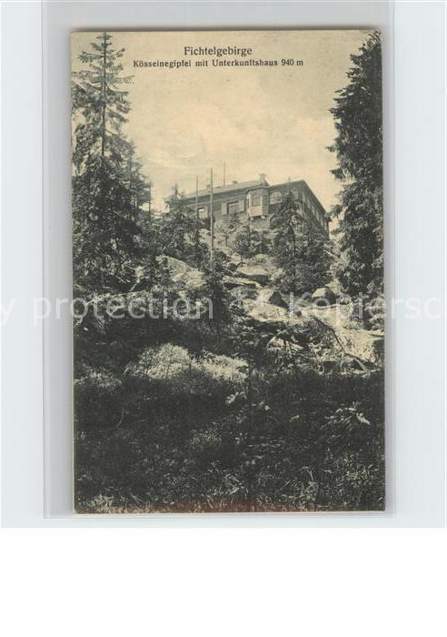 Wunsiedel Kösseinegipfel Unterkunftshaus