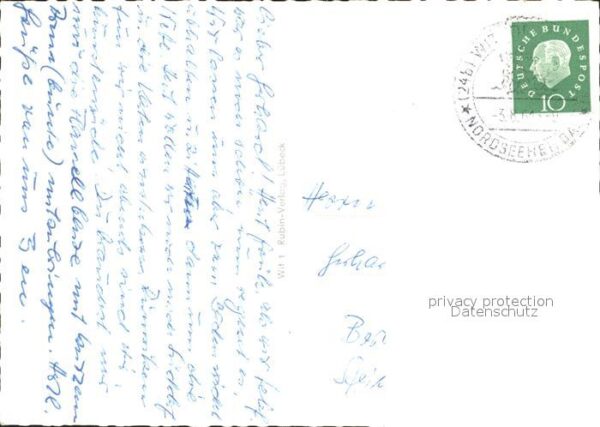 Wittduen Nordseebad Amrum Strnad Leuchtturm Fischkutter – Bild 2