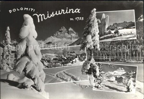 Misurinasee Dolomiten im Winter