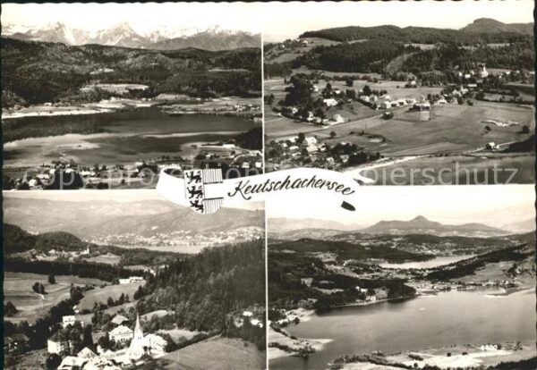 Keutschach See Fliegeraufnahme mit See