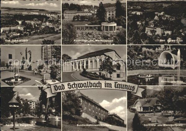 Bad Schwalbach Kuranlagen GolfCafe Budensbahnzentralsc