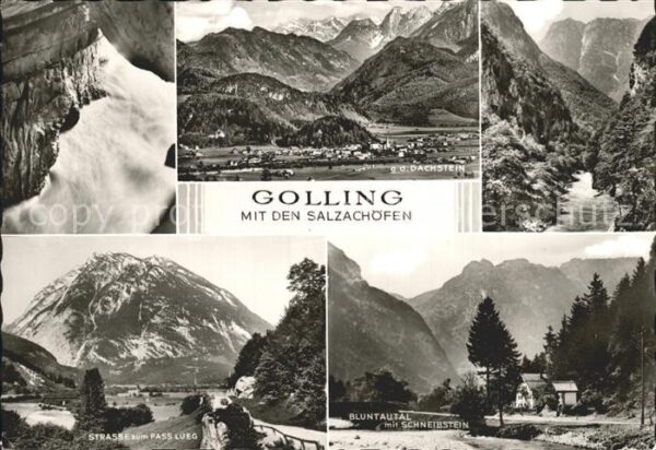 Golling Salzach mit den Salzachöfen