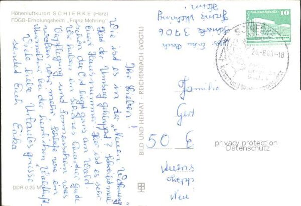 Schierke Harz FDGB Erholungsheim Fran Mehring – Bild 2