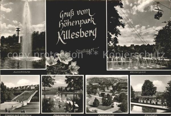 Stuttgart Höhenpark Killesberg Sessellift