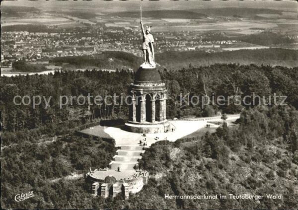Hermannsdenkmal Fliegeraufnahme