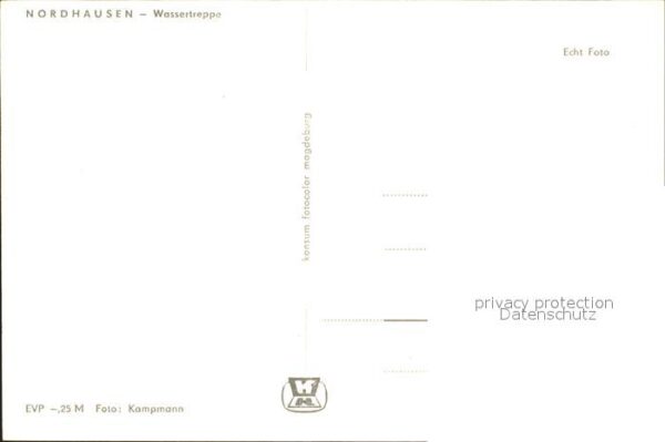 Nordhausen Thueringen Wassertreppe – Bild 2