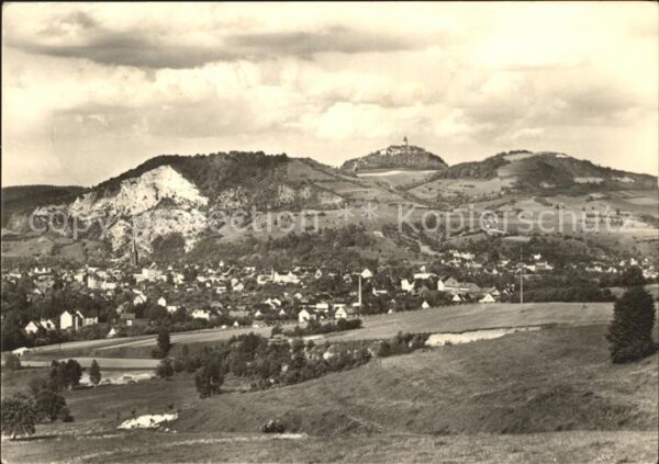 Kahla Thueringen Blick zur Leuchtenburg