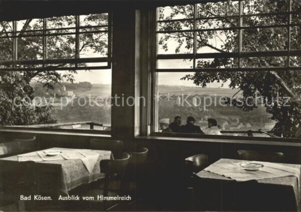 Bad Koesen Ausblick vom Himmelreich Restaurant