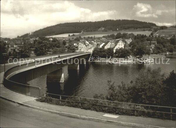 Saalburg-Ebersdorf mit neuer Brücke