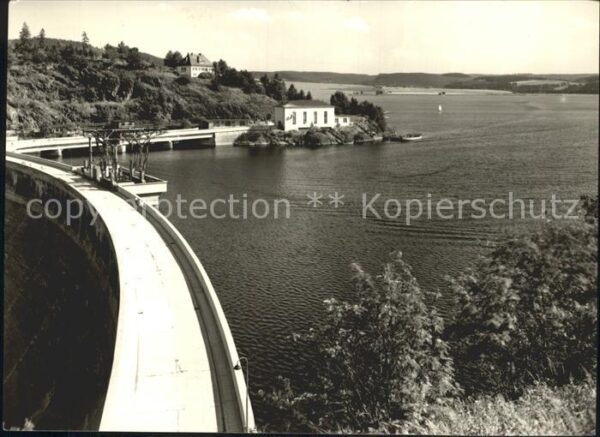 Bleilochtalsperre Staumauer