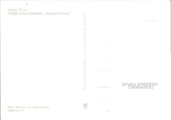 Kahla Thueringen Erholungsheim Jacques Decour – Bild 2
