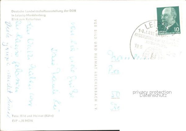 Markkleeberg Deutsche Landwitschaftsausstellung Kult – Bild 2
