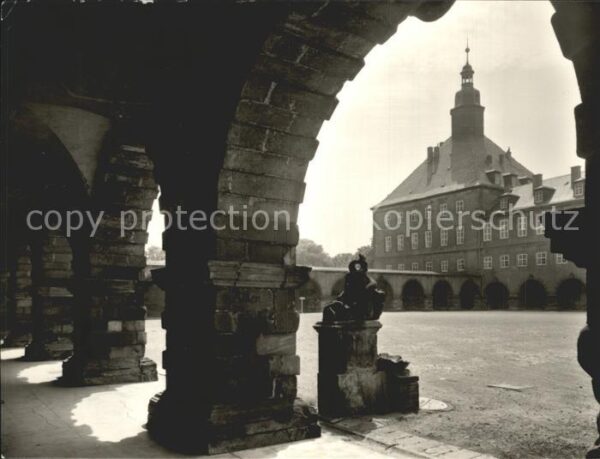 Gotha Thueringen Schloß und Säulengang