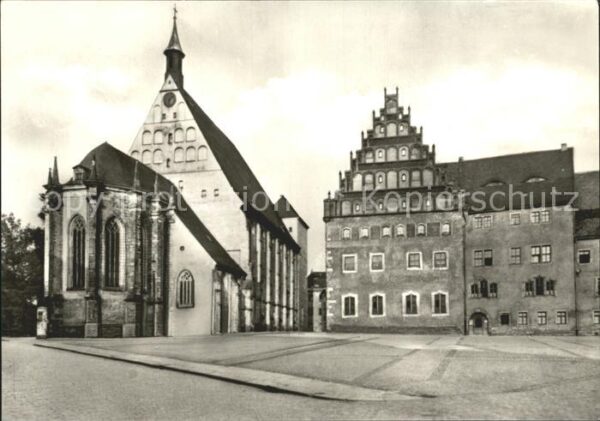 Freiberg Sachsen Dom mit Bergbaumuseum
