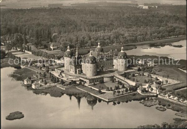 Moritzburg Sachsen Fliegeraufnahme Schloss und Museum