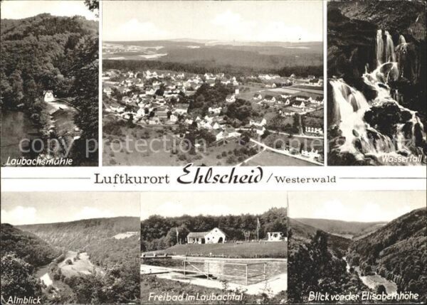 Ehlscheid Laubachsmühle Wasserfall Elisabethenhöh