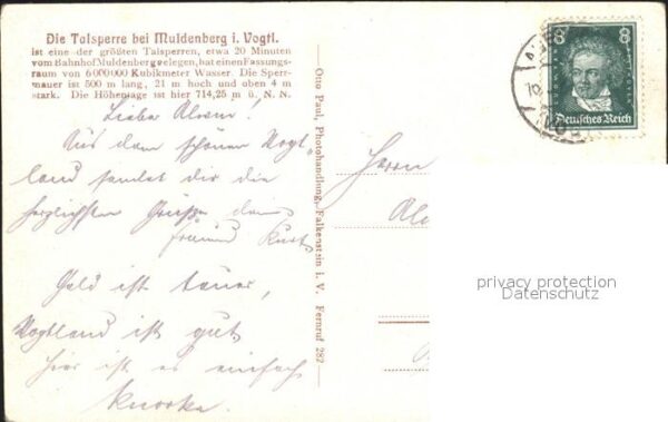 Muldenberg Vogtland Talsperre – Bild 2