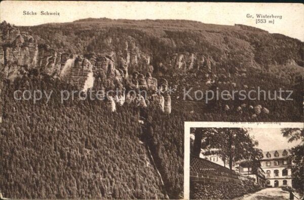 Saechsische Schweiz Gr. Winterberg
