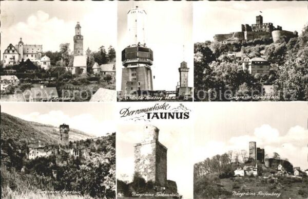 Feldberg Taunus Kronberg Burgruinen Königstein Reifenba