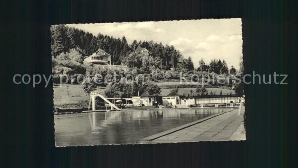 Bad Driburg Freibad mit Cafe Falkenhöhe