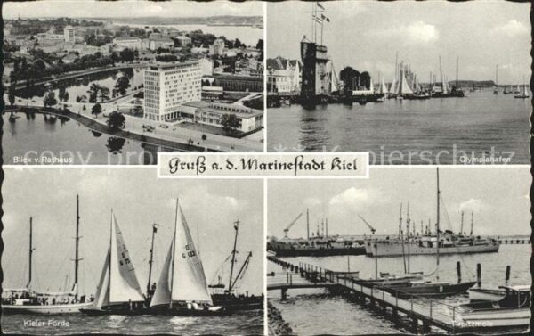 Kiel Olympiahafen Rathaus Kieler Förde