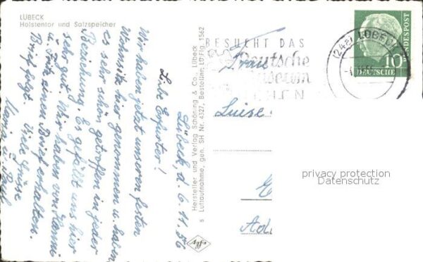 Luebeck Fliegeraufnahme Holstentor und Salzspei – Bild 2
