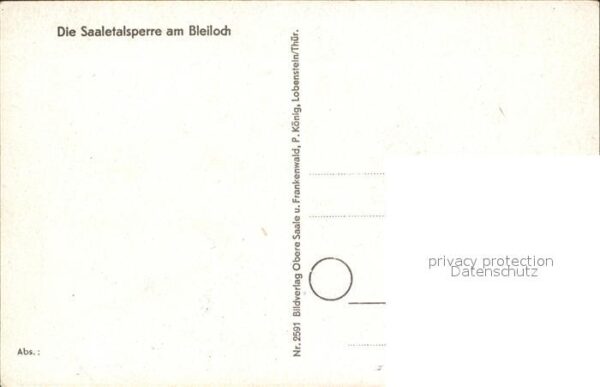 Bleilochtalsperre – Bild 2