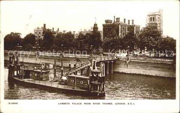 London Lambeth Palace from River Thames