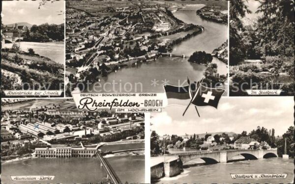 Rheinfelden Baden Stadtpark Rheinpartie