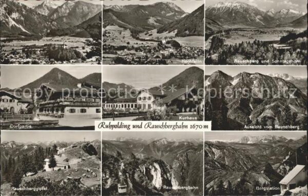 Ruhpolding mit Rauschbergbahn