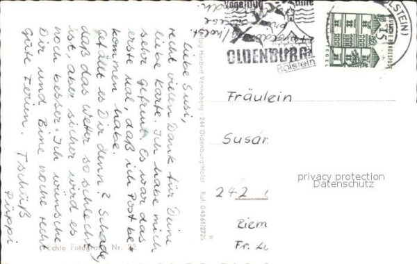 Oldenburg Holstein Landkarte Kuhtorstrasse Schleuse – Bild 2