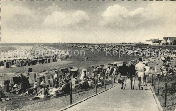 Buesum Nordseebad Weg zum Strand