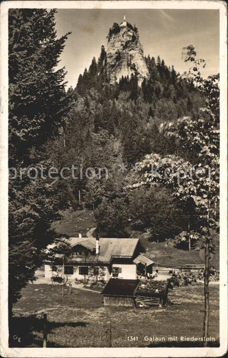 Tegernsee Galaun mit Riederstein