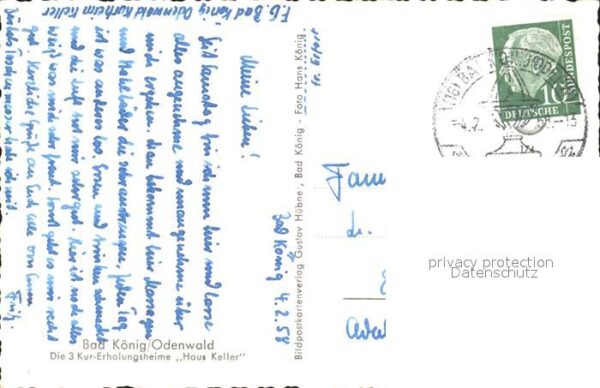Bad Koenig Odenwald Haus Keller Erholungsheim – Bild 2