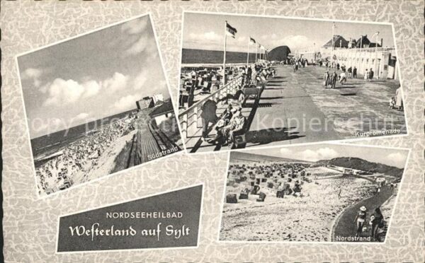 Westerland Sylt Strandpromenade Südstrand