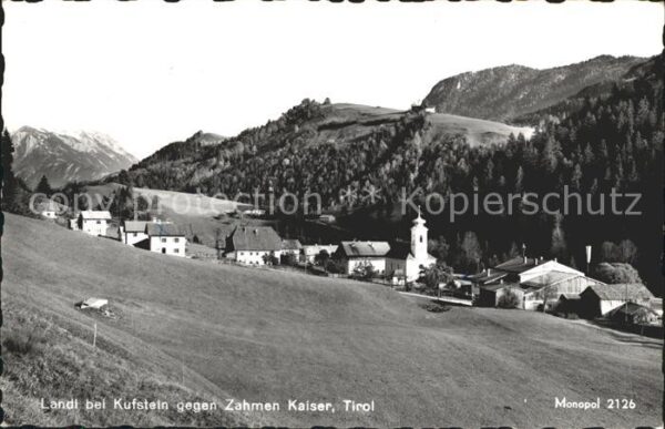 Landl Thiersee Kufstein mit Zahmen Kaiser