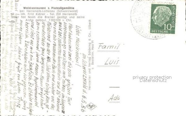 Herrenalb Bad Herrenalb Waldrestaurant zur Plotzsägemühle – Bild 2
