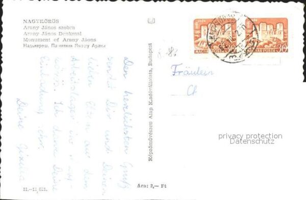 Nagykoros Monunemt von Arany Janos – Bild 2