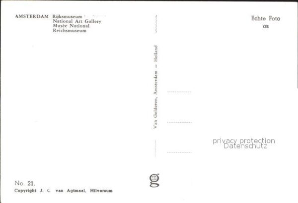 Amsterdam Niederlande Reichsmuseum – Bild 2