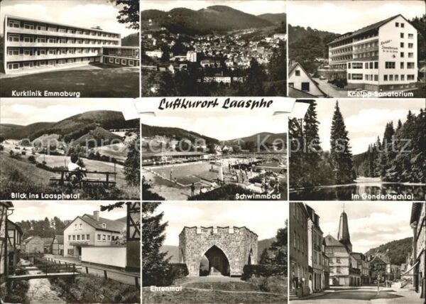 Laasphe Bad Kurklniki Emmaburg Kneipp-Sanatorium Eh
