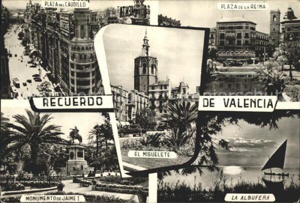 Valencia Valenciana el Miguelete Albufera Plaza de la Reina