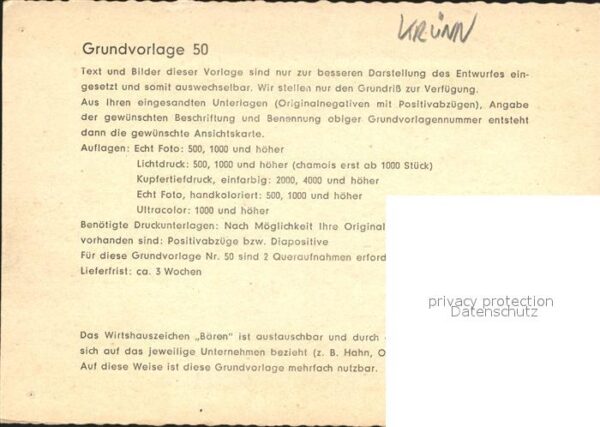 Kruen Restaurant zum Bären Grundvorlage – Bild 2